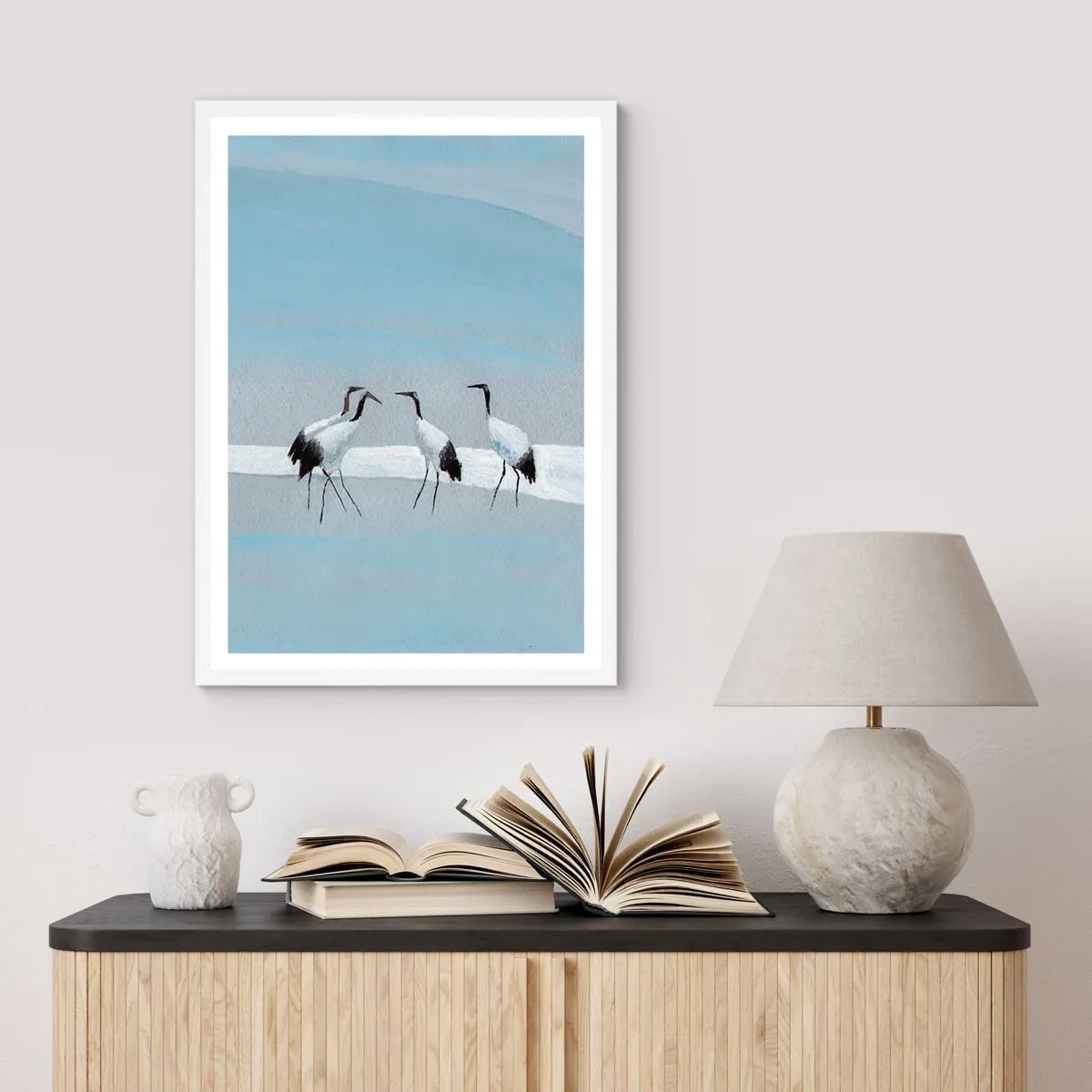 Pôster em moldura branca - Depois de um dia quente - 70x100 cm