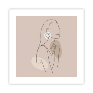 Pôster - Um ícone da feminilidade - 40x40 cm