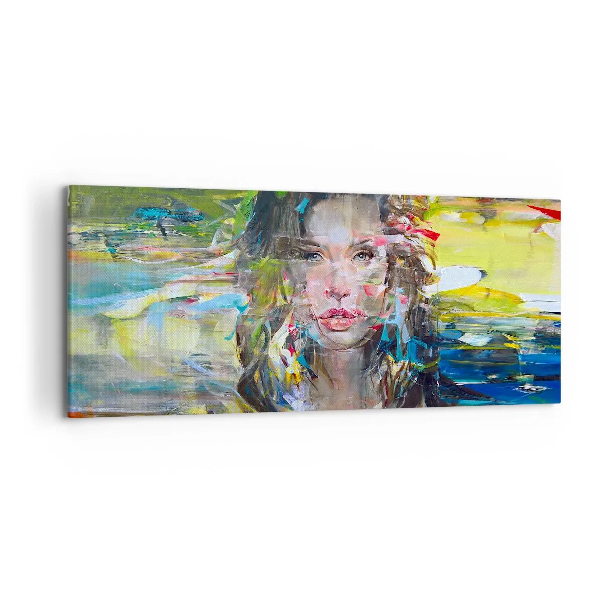 Quadro em tela - Atrás da cortina de ar - 120x50 cm