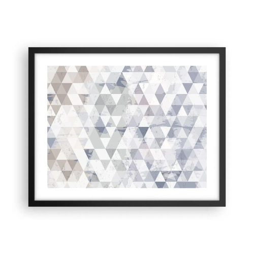 Pôster com moldura preta - Em ritmo para três - 50x40 cm