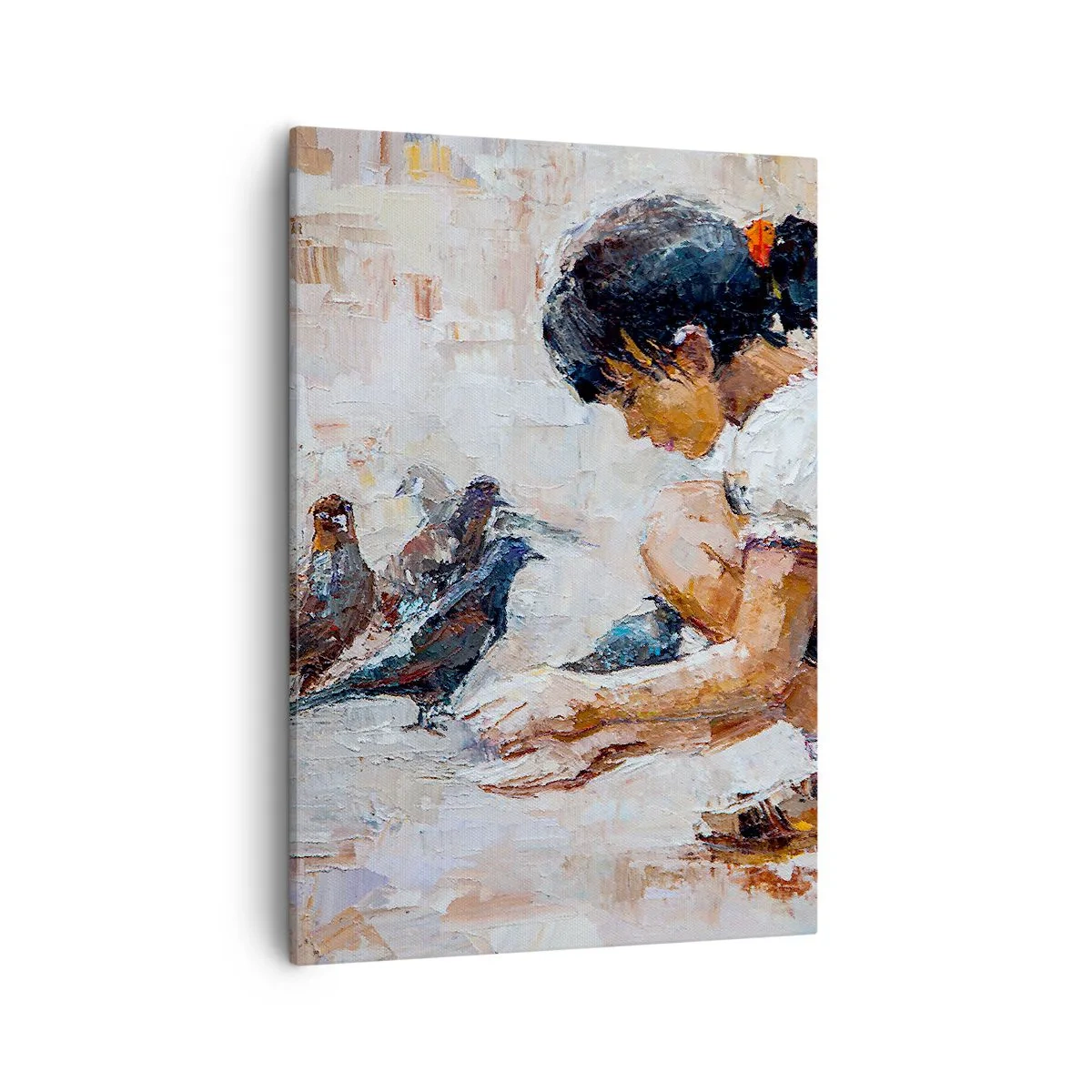 Quadro em tela - Pequenos e queridos - 50x70 cm