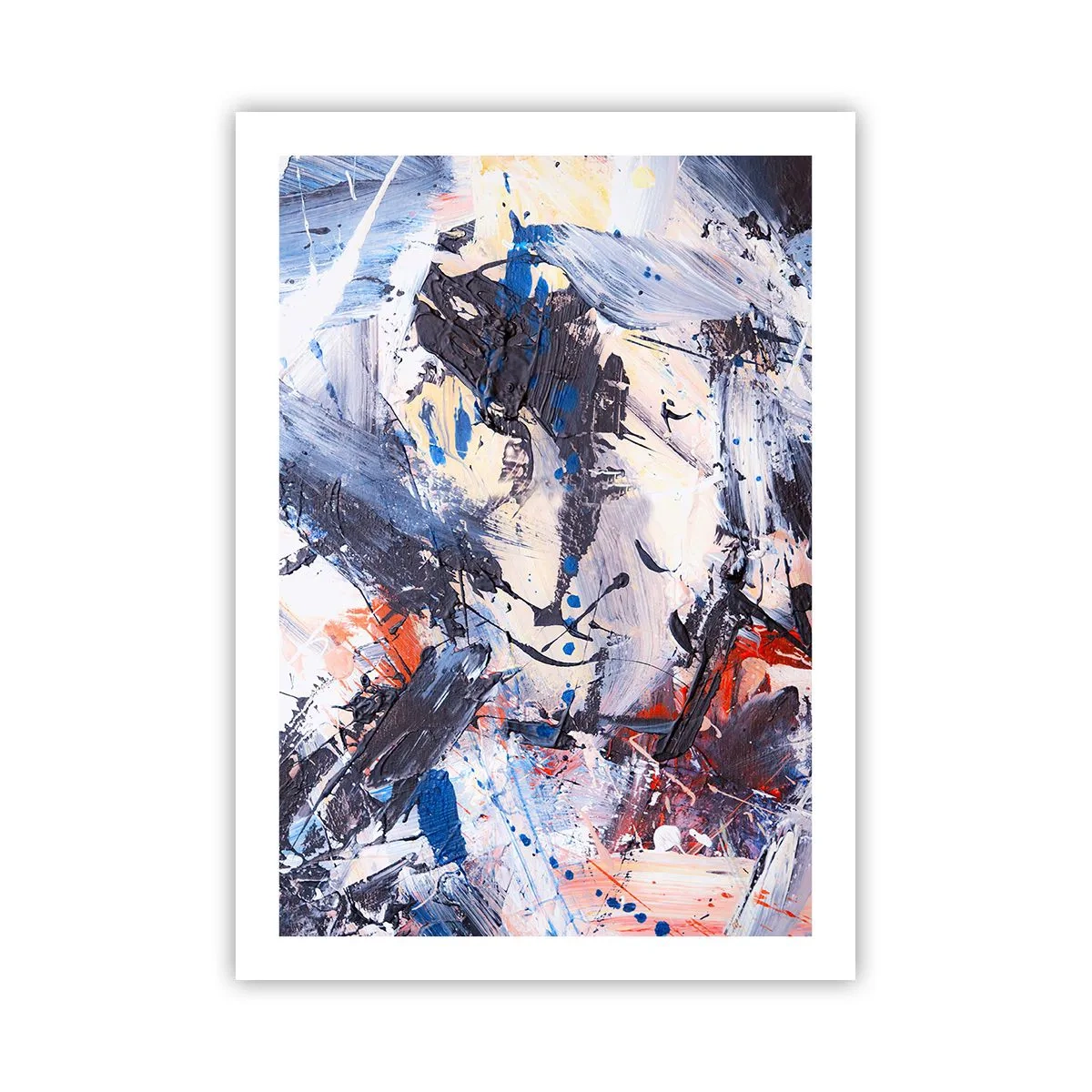 Pôster - Dança louca da abstração - 50x70 cm