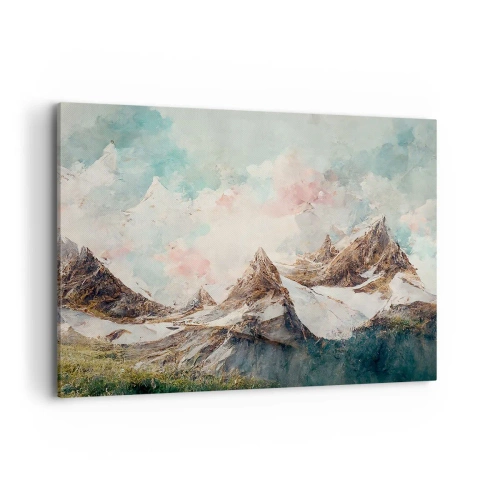 Quadro em tela - Lâminas de rocha - 120x80 cm