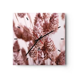 Relógio de parede - Relógio em vidro - Aparentemente discreto - 40x40 cm