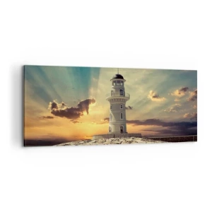 Quadro em tela - Luz - Bondade - Beleza - 100x40 cm