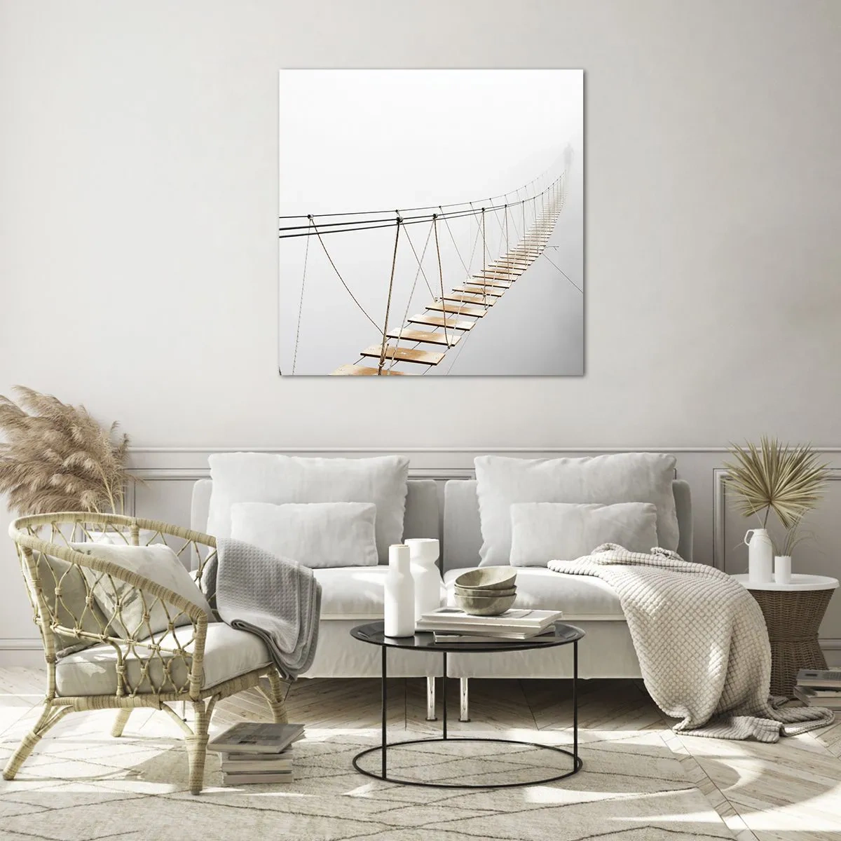 Quadro em vidro - Para onde levará? - 30x30 cm