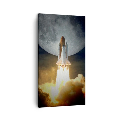 Quadro em tela - O início de uma aventura sobrenatural - 45x80 cm