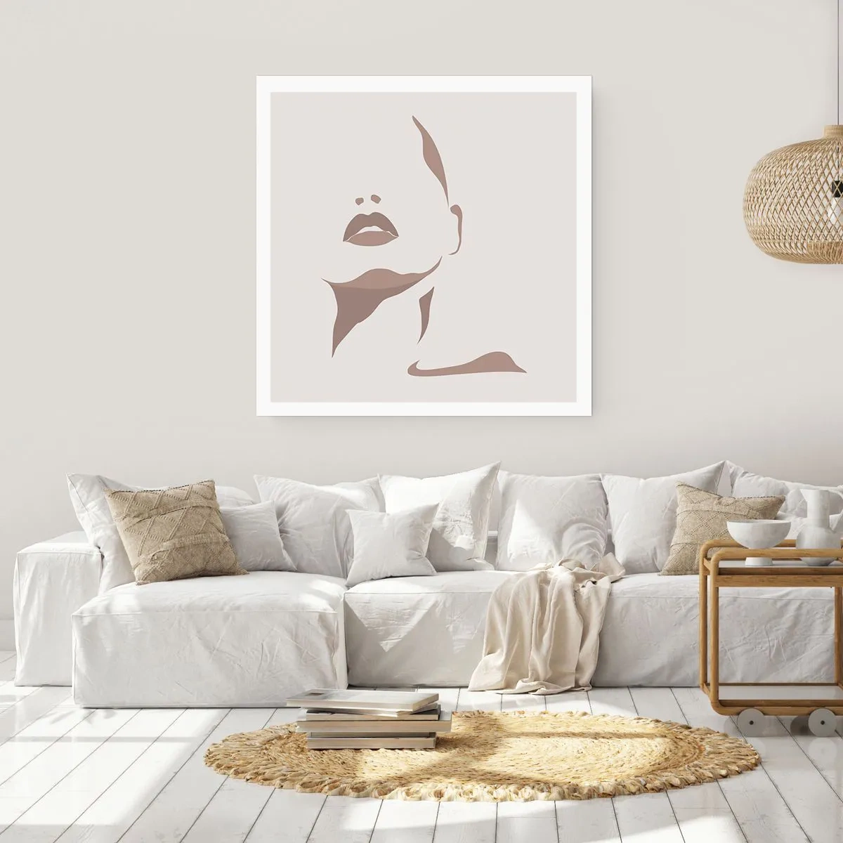 Pôster - Feito de luz e sombra - 40x40 cm