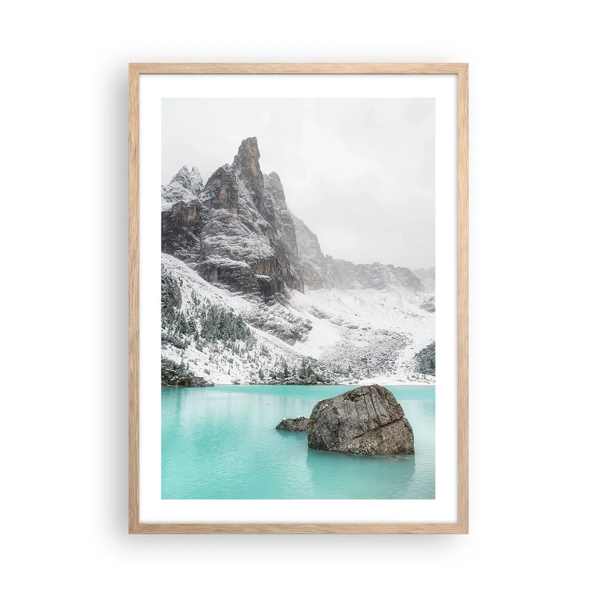 Pôster com moldura de carvalho claro - Na guarda - 50x70 cm