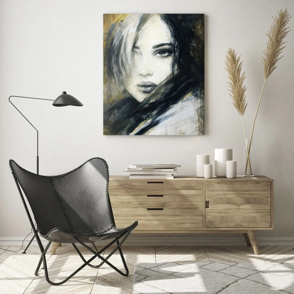 Quadro em vidro - Mais inocente ou sensual? - 50x70 cm