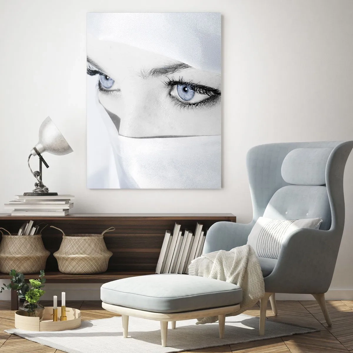 Quadro em vidro - Direto das mil e uma noites - 50x70 cm