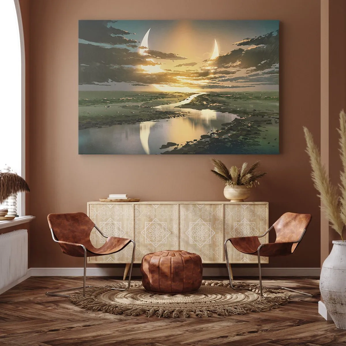Quadro em tela - Algures numa galáxia muito, muito distante - 120x80 cm