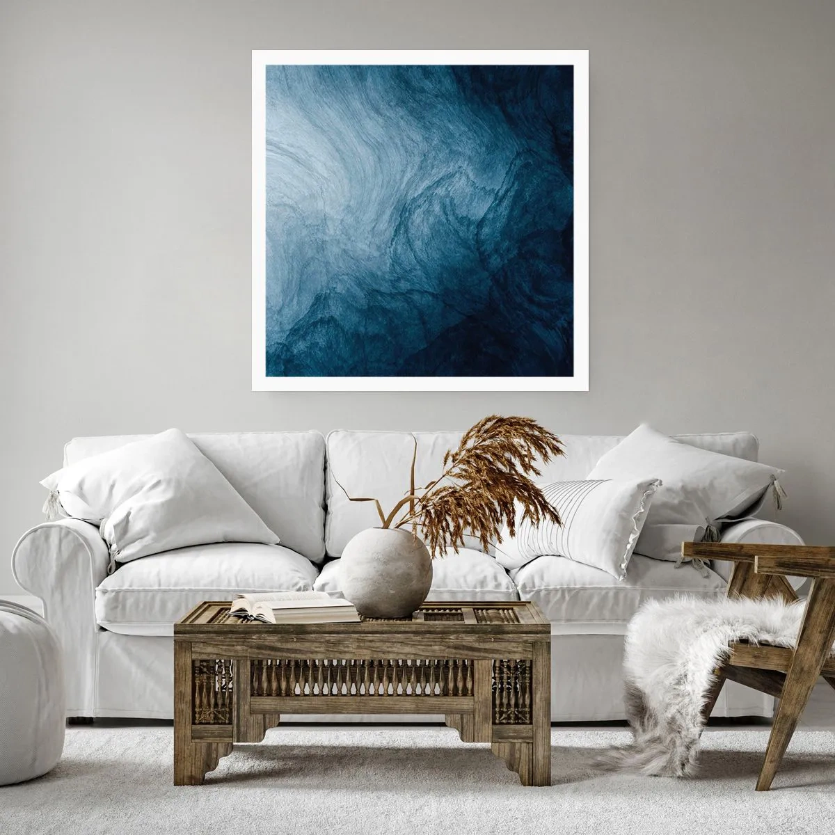 Pôster - Nas profundezas - 60x60 cm