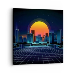 Quadro em tela - Ainda quer ir para o mundo real? - 30x30 cm