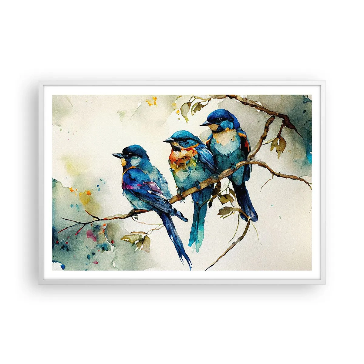 Pôster em moldura branca - Ele ficou ofendido? - 100x70 cm