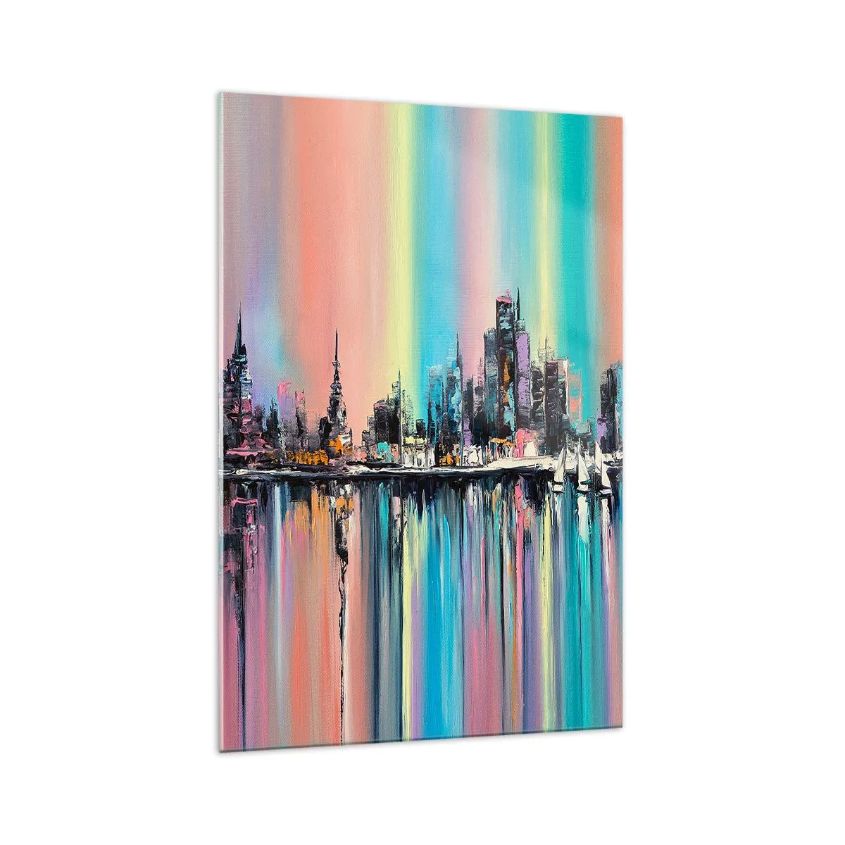 Quadro em vidro - Brilho da noite - 70x100 cm