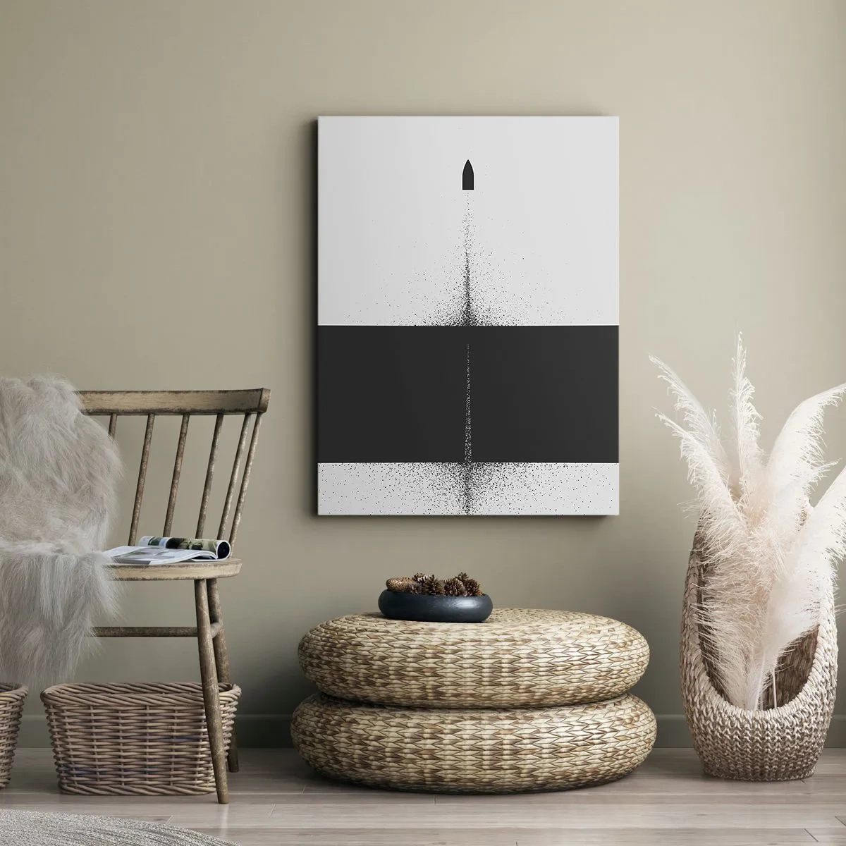 Quadro em tela - Direto para o destino - 50x70 cm