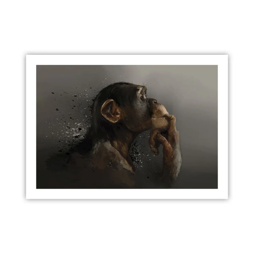 Pôster - Certamente um pensador - 70x50 cm
