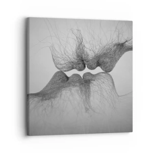 Quadro em tela - O beijo do vento - 30x30 cm