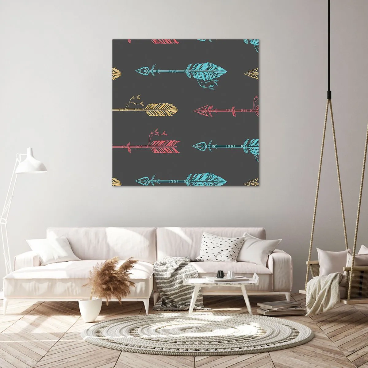 Quadro em tela - Em ordem - 70x70 cm