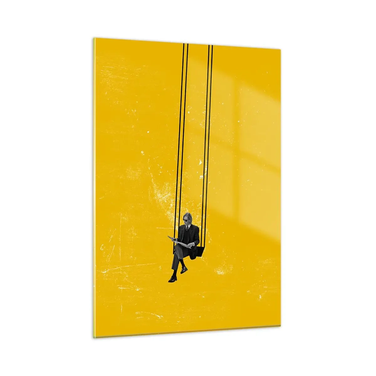 Quadro em vidro - Dia como todos os dias - 50x70 cm