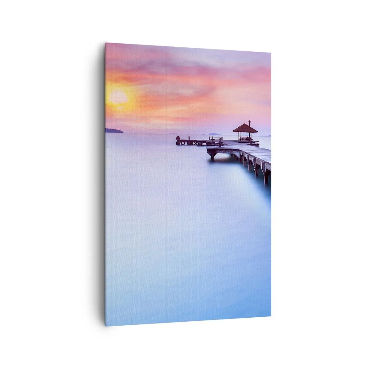 Quadro em tela - Um mar de paz no horizonte - 80x120 cm