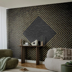 Papel de Parede Autocolante Deluxe Sticker - Geometria em estilo glamoroso - Art Deco, Moderno, Glamour - 100x70 cm
