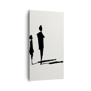 Quadro em tela - Certeza que juntos? - 55x100 cm