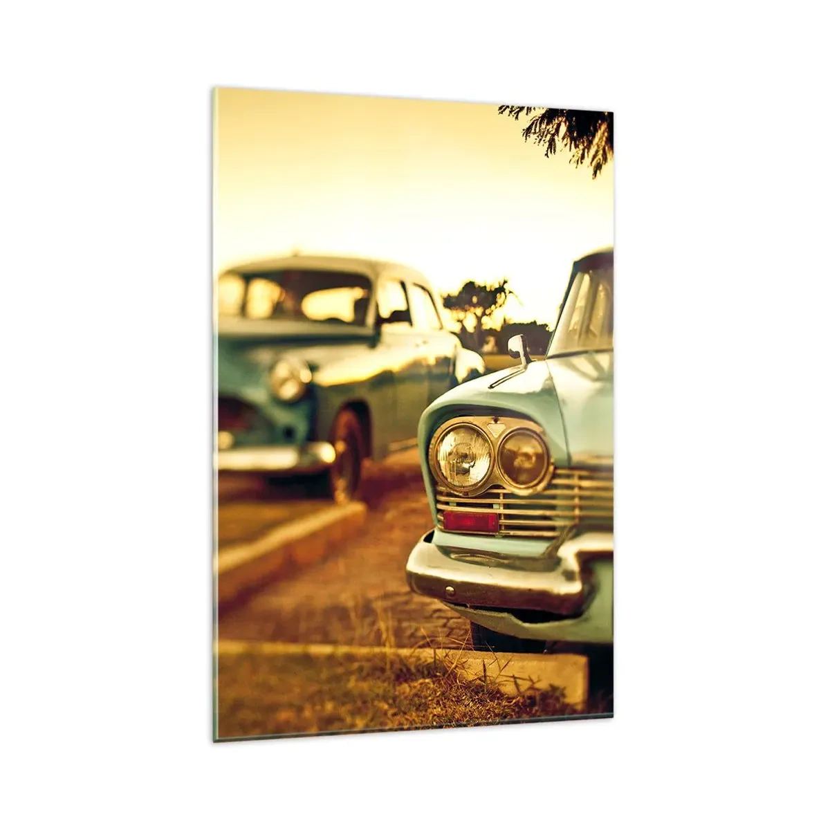 Quadro em vidro - Vamos esperar para ver - 80x120 cm