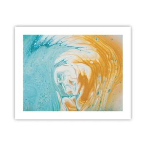 Pôster - Vórtice em pastel - 50x40 cm