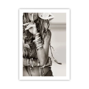 Pôster - Como uma menina - 50x70 cm