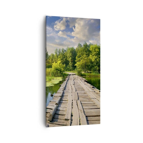 Quadro em tela - Verão em todos os lugares - 55x100 cm