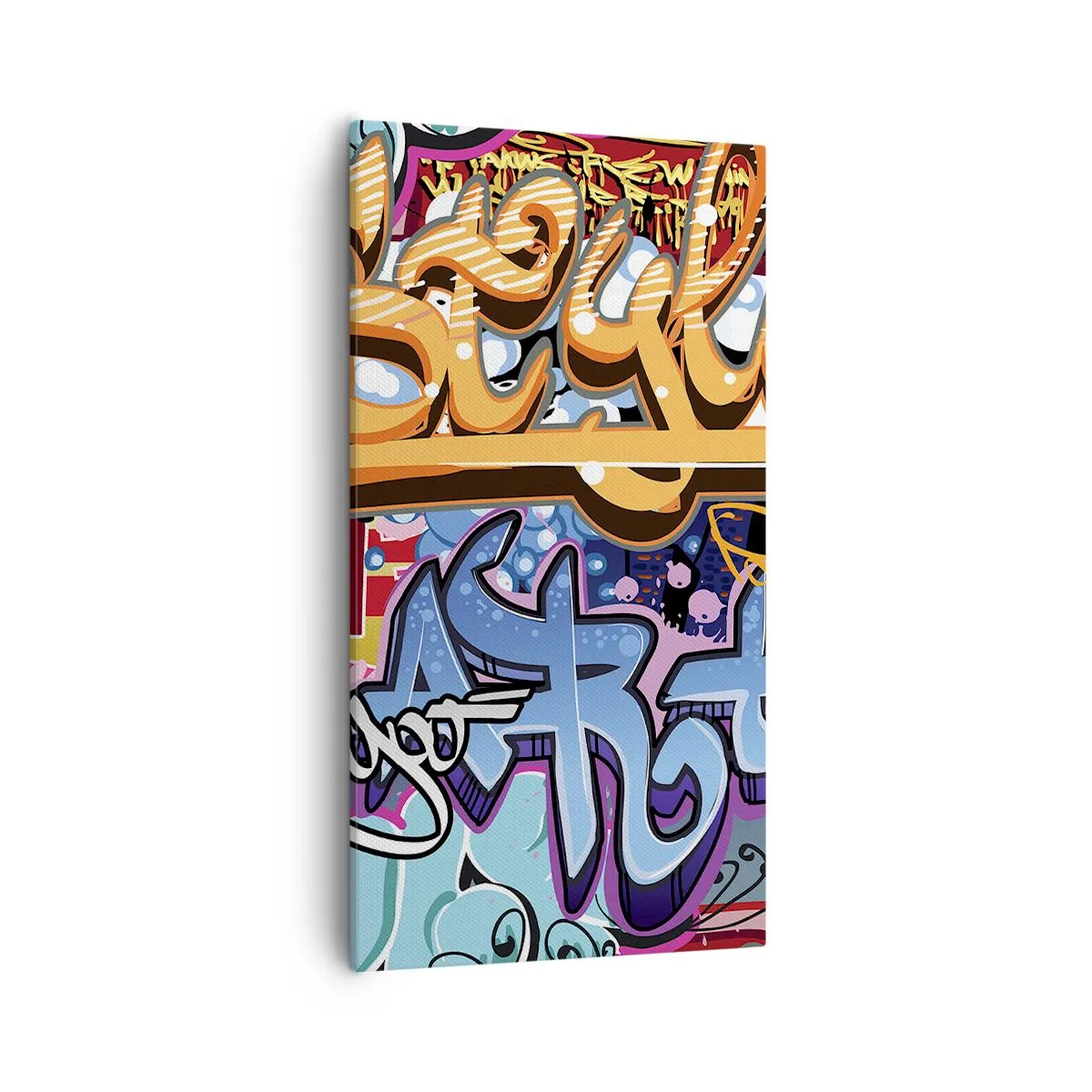 Quadro em tela - Murais, murais, murais... - 55x100 cm