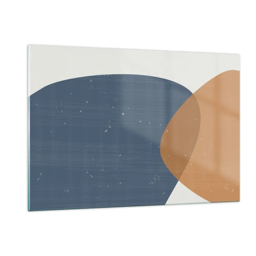 Quadro em vidro - Ovais e influências - 120x80 cm