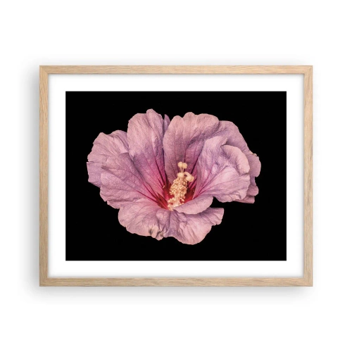 Pôster com moldura de carvalho claro - Direto para o coração - 50x40 cm