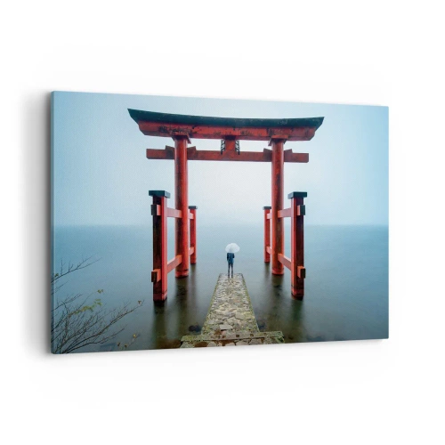 Quadro em tela - Devaneio japonês - 120x80 cm