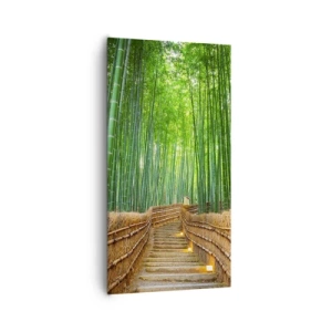 Quadro em tela - A essência da natureza asiática - 65x120 cm