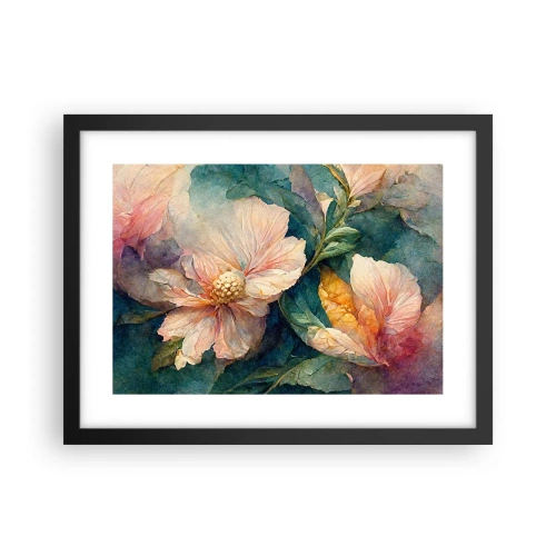 Pôster com moldura preta - Apenas sutileza - 40x30 cm