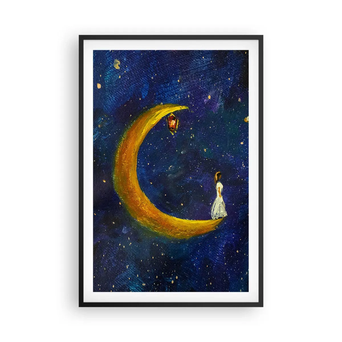 Pôster com moldura preta - O Chamado do Mundo - 61x91 cm