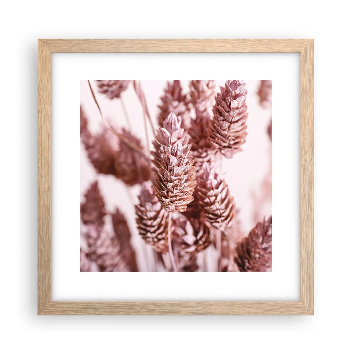 Pôster com moldura de carvalho claro - Aparentemente discreto - 30x30 cm