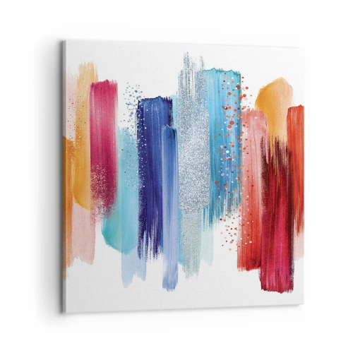 Quadro em tela - Para cima e para baixo  - 60x60 cm