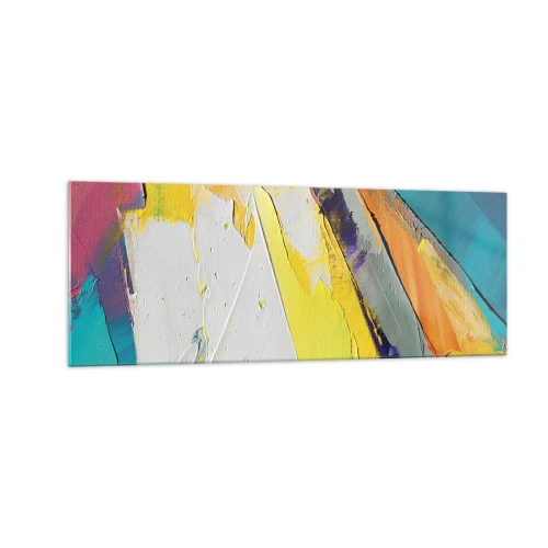 Quadro em vidro - Anatomia da luz - 140x50 cm