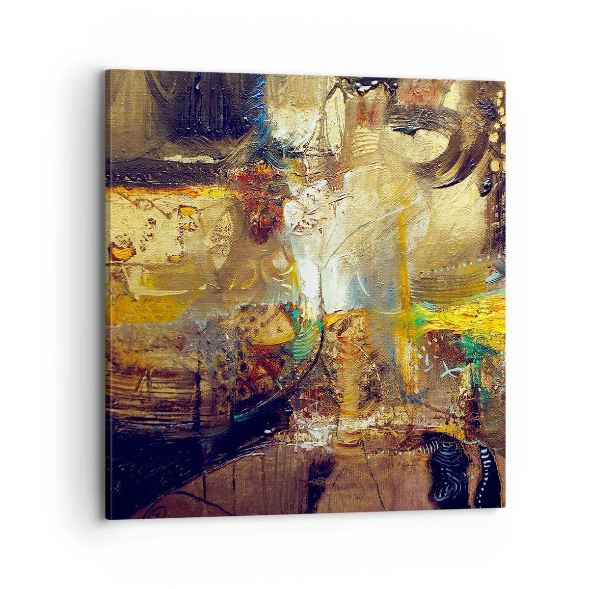 Quadro em tela - Frio, mais quente, quente - 70x70 cm