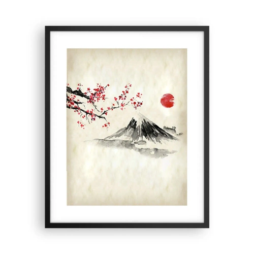 Pôster com moldura preta - Ame o Japão - 40x50 cm