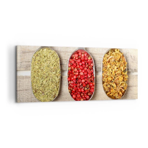 Quadro em tela - Magia da cozinha - 120x50 cm