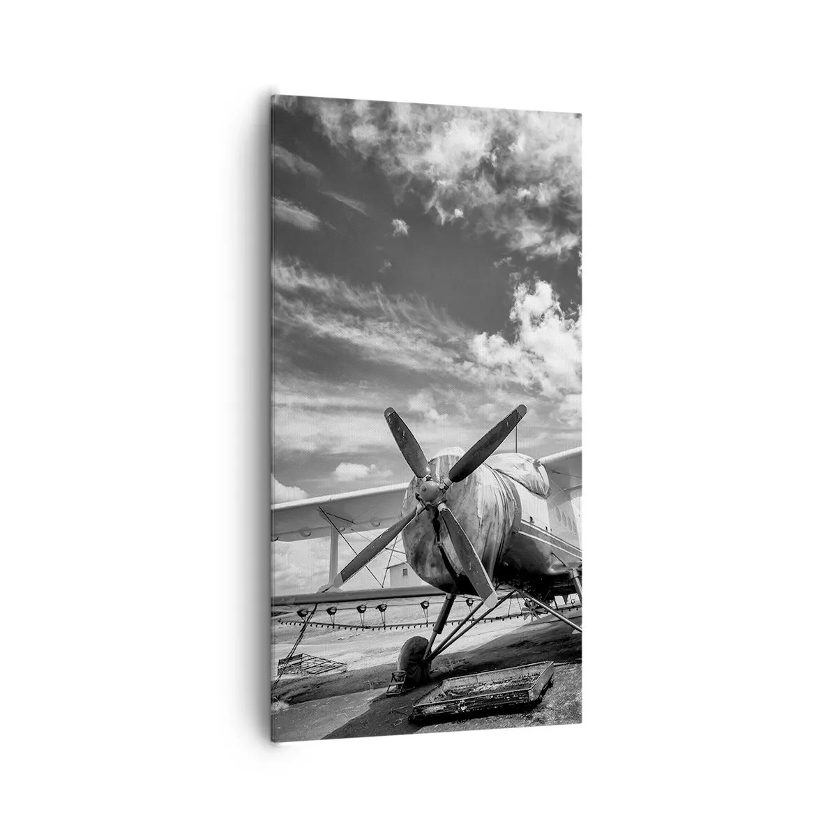 Quadro em tela - Mal posso esperar! - 65x120 cm