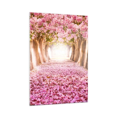 Quadro em vidro - O Caminho para o Paraíso - 50x70 cm