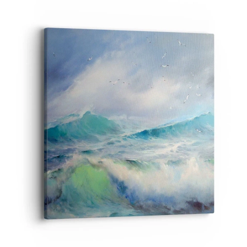 Quadro em tela - O vento uivava triunfalmente… - 40x40 cm