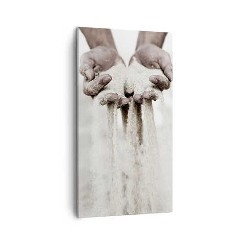 Quadro em tela - Com estas mãos… - 45x80 cm