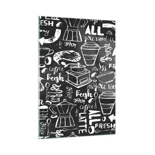 Quadro em vidro - Tudo o que precisa é... - 50x70 cm